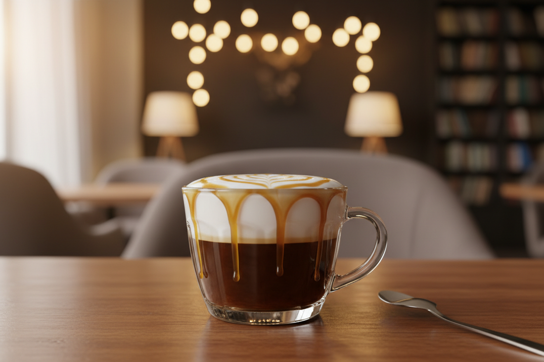 Caramel Chutzpah Latte - Chutzpah Coffee Co.