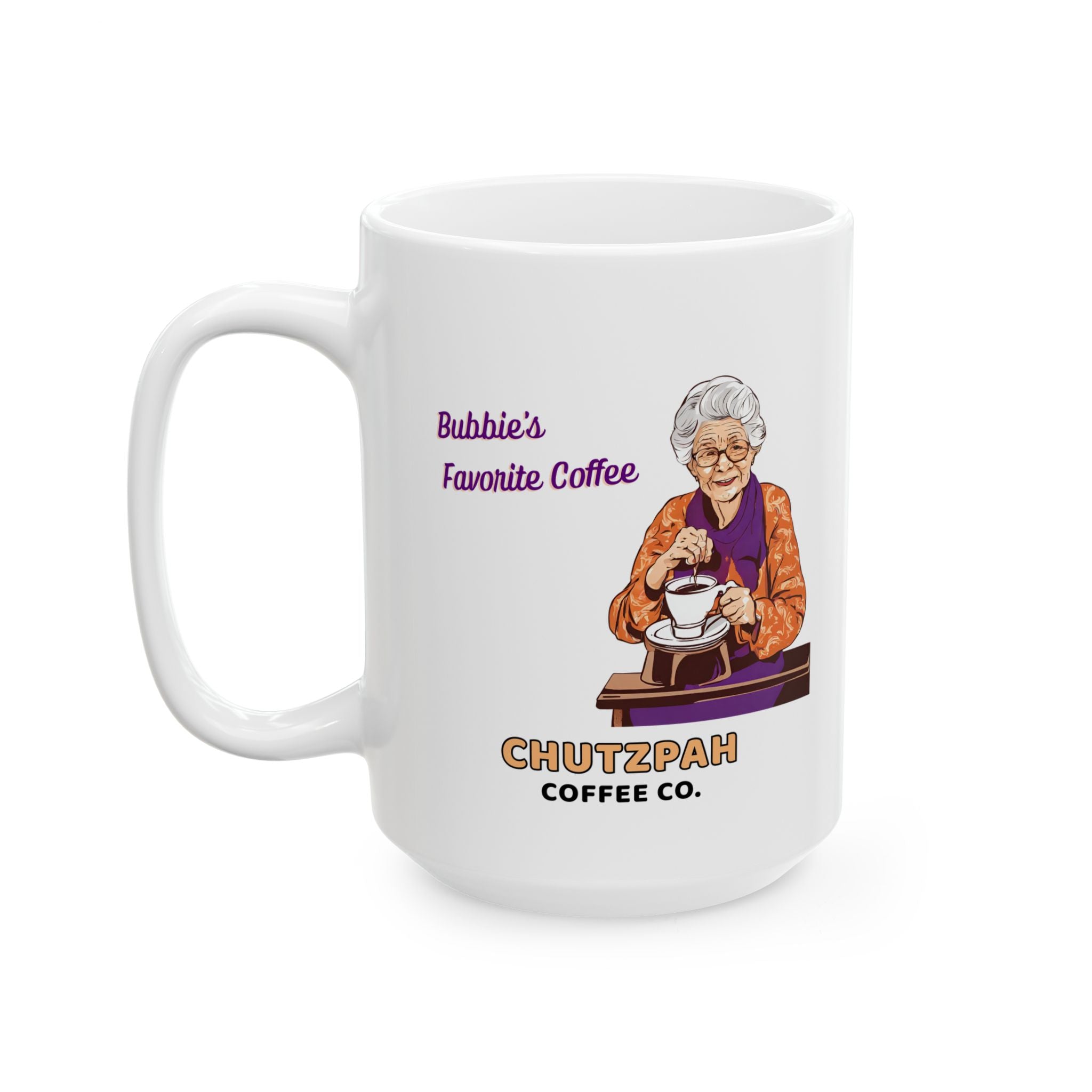Bubbie's Favorite Coffee Mug - Chutzpah Coffee Co.