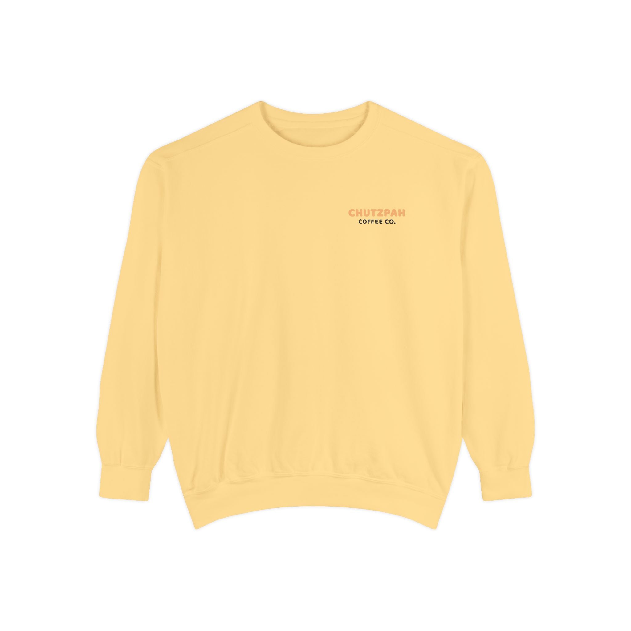 Chutzpah Logo Crewneck - Chutzpah Coffee Co.