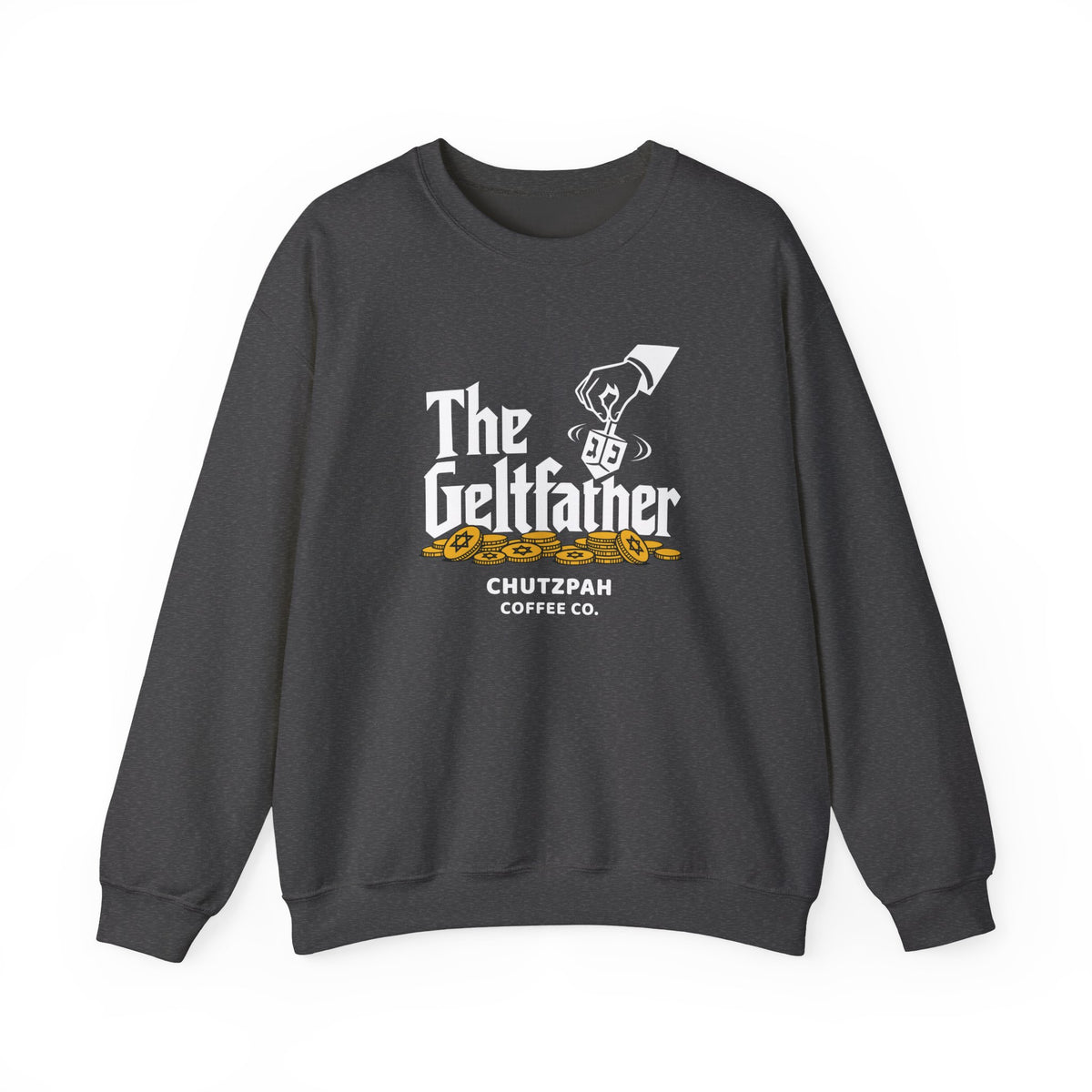 The Geltfather Hanukkah Sweater