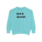 Hot & Jewish Crew Sweatshirt - Chutzpah Coffee Co.
