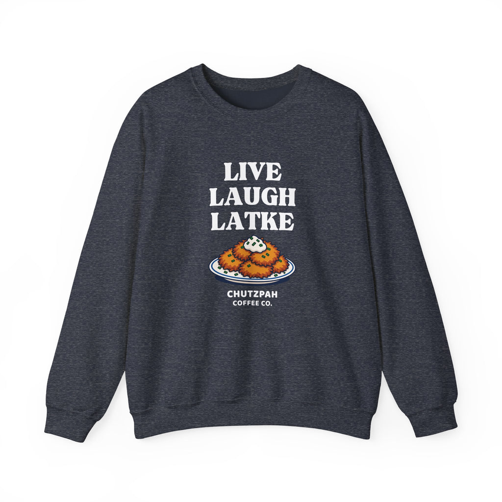 Live Laugh Latke Hanukkah Sweater
