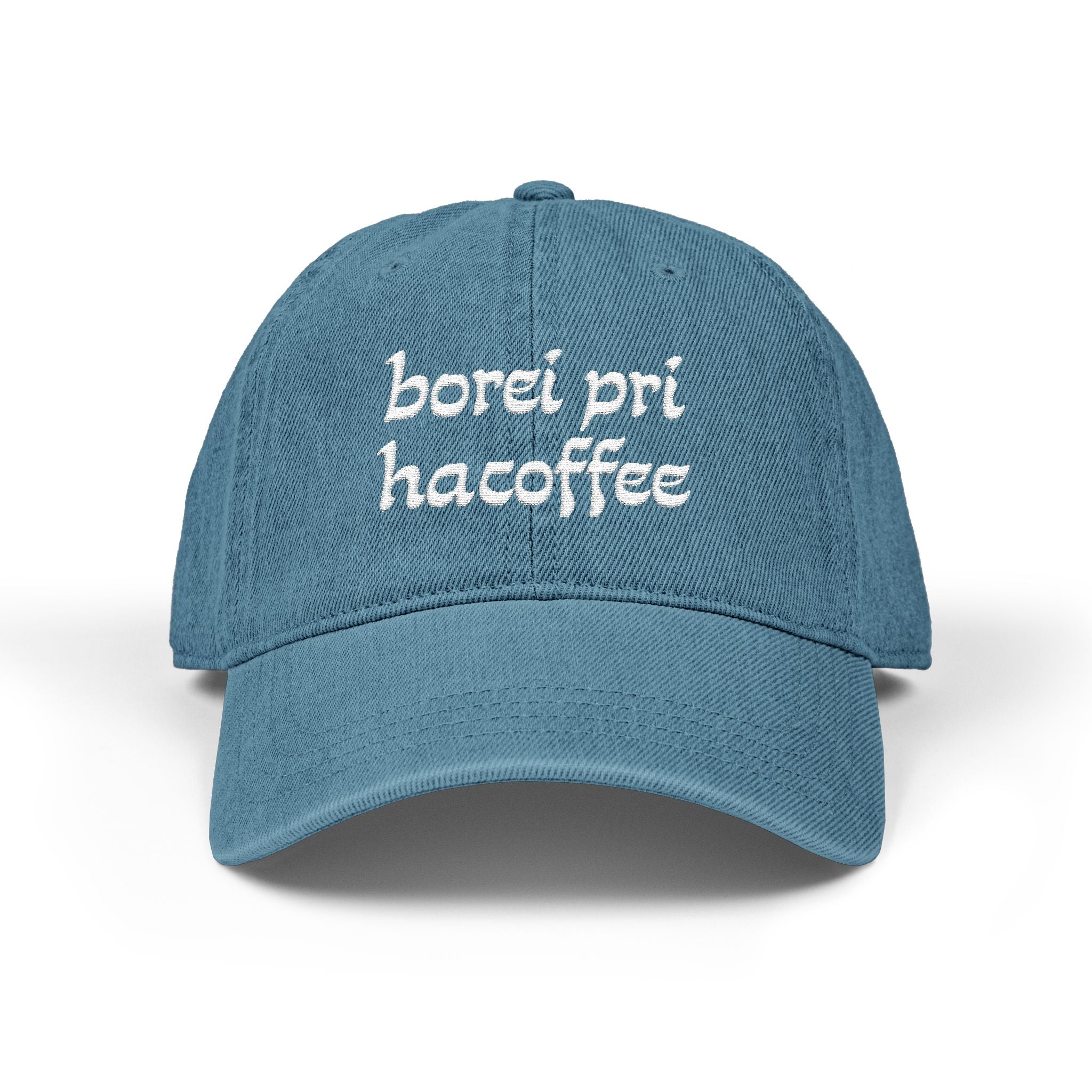 More Coffee Blessings Hat - Denim