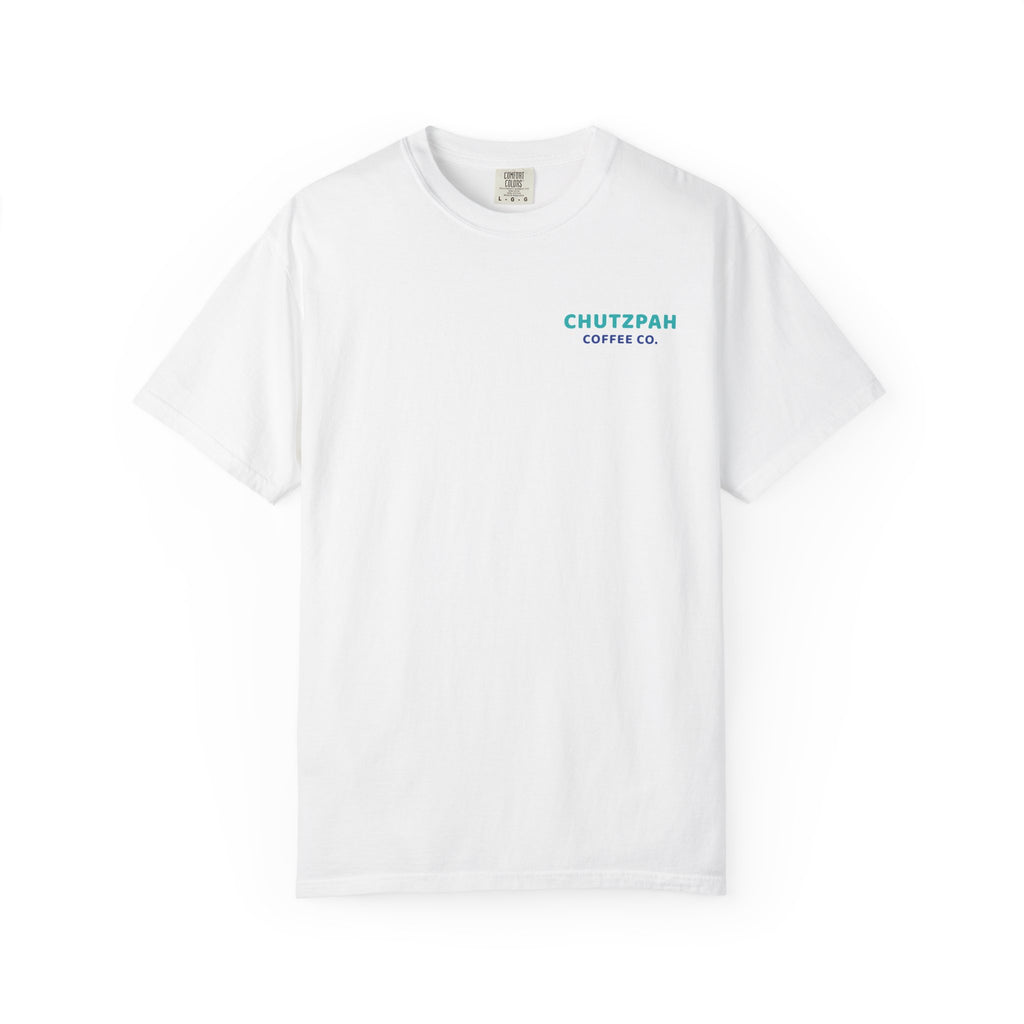 Caffeinated for a Cause Premium Tee benefitting imadi - Chutzpah Coffee Co.