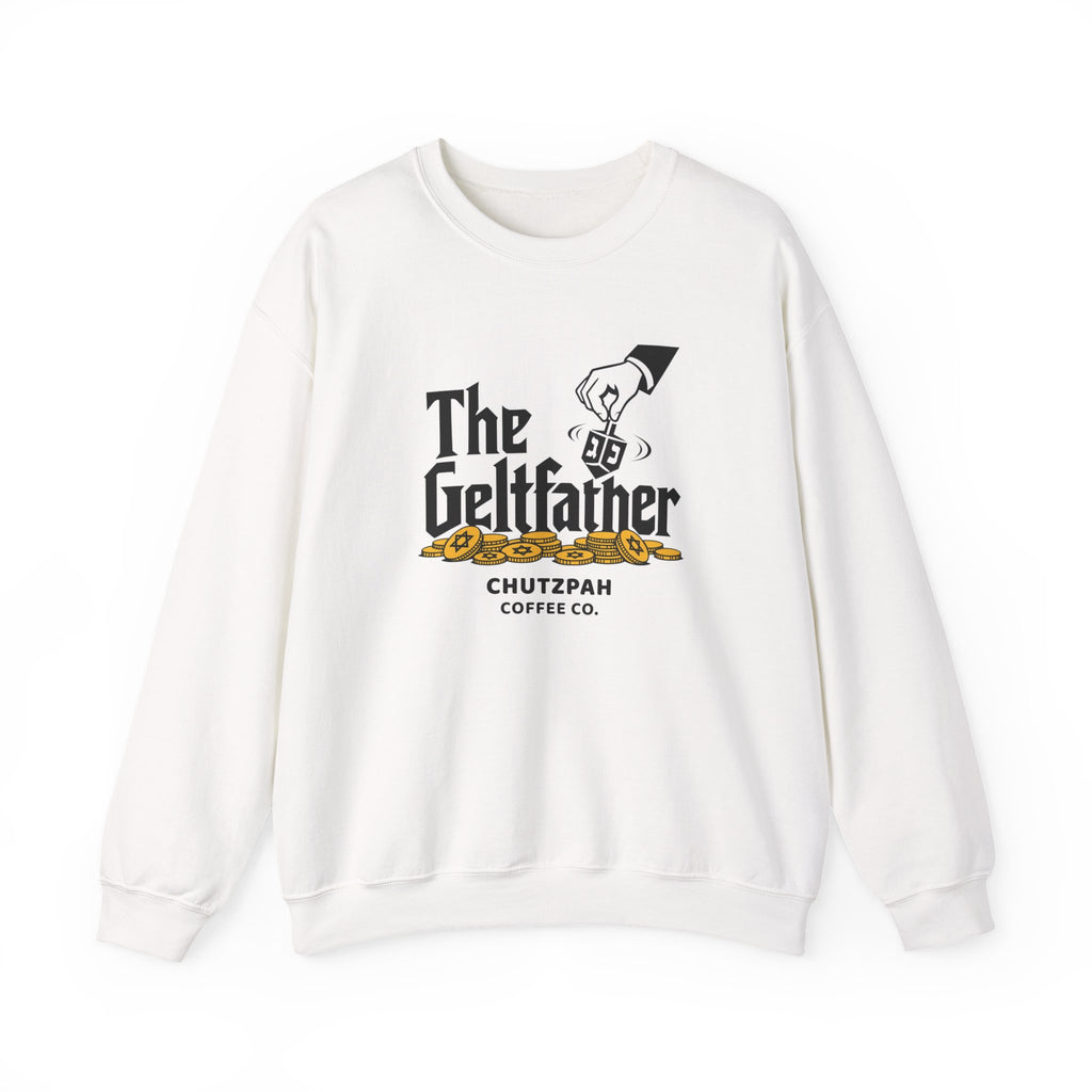 The Geltfather Hanukkah Sweater