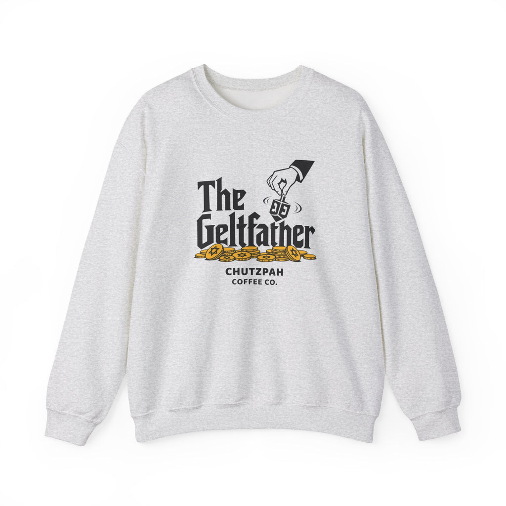 The Geltfather Hanukkah Sweater