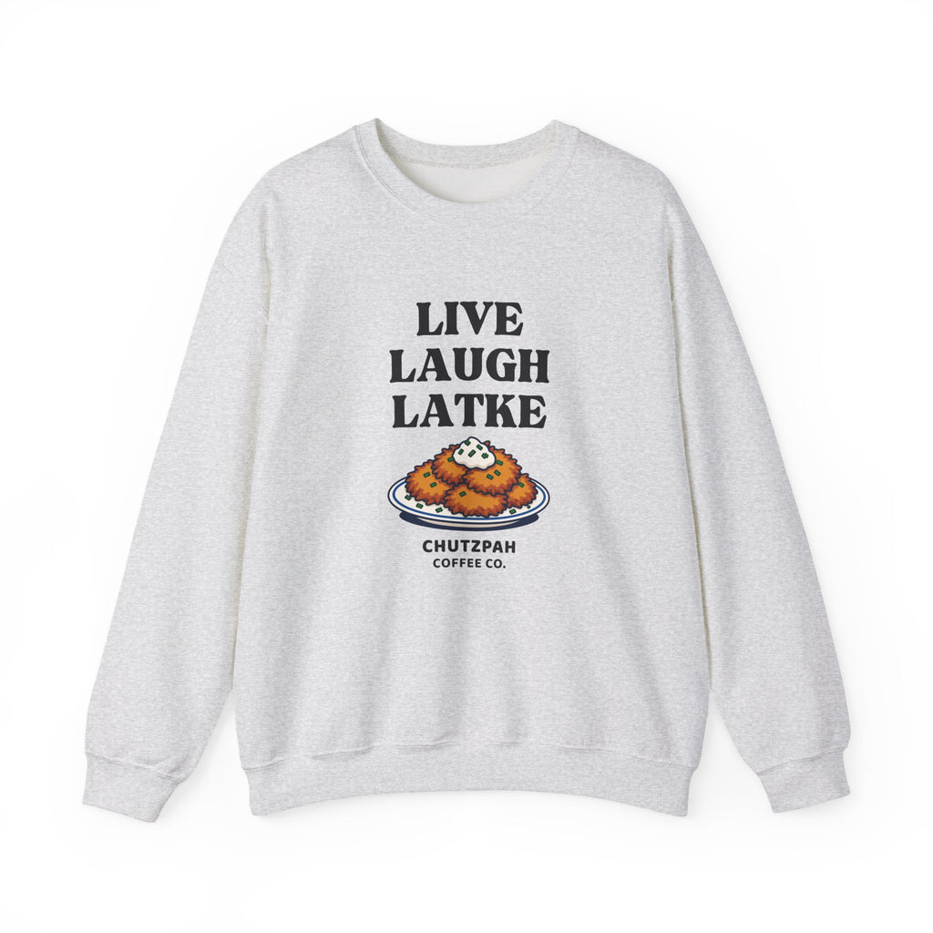 Live Laugh Latke Hanukkah Sweater