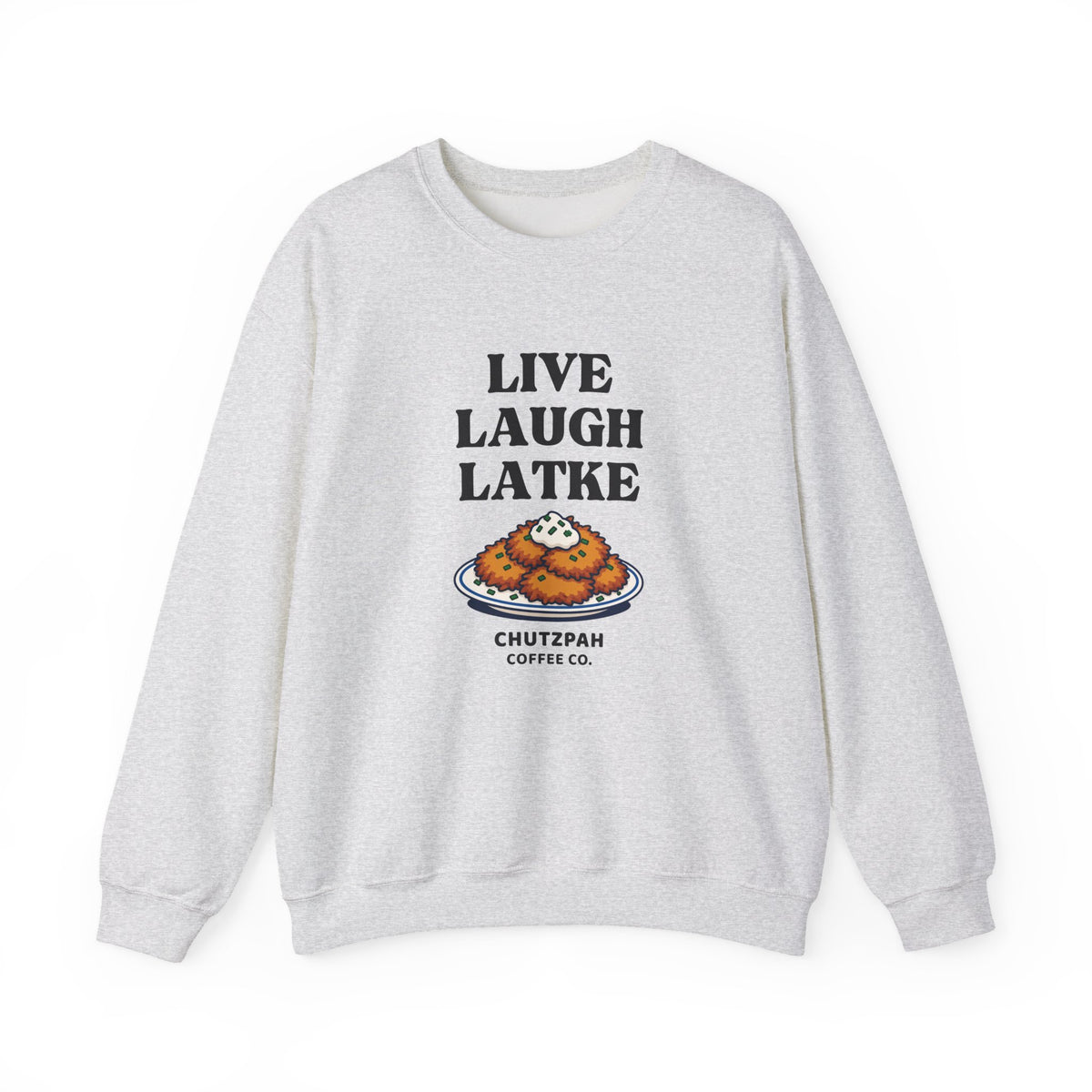 Live Laugh Latke Hanukkah Sweater