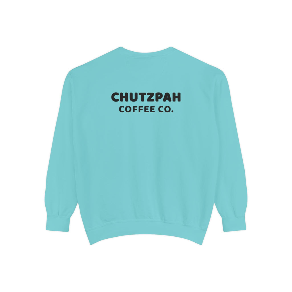 Hot & Jewish Crew Sweatshirt - Chutzpah Coffee Co.