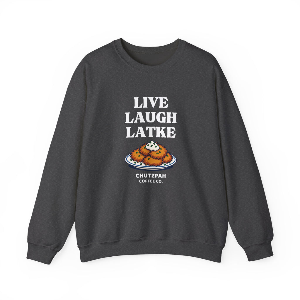 Live Laugh Latke Hanukkah Sweater