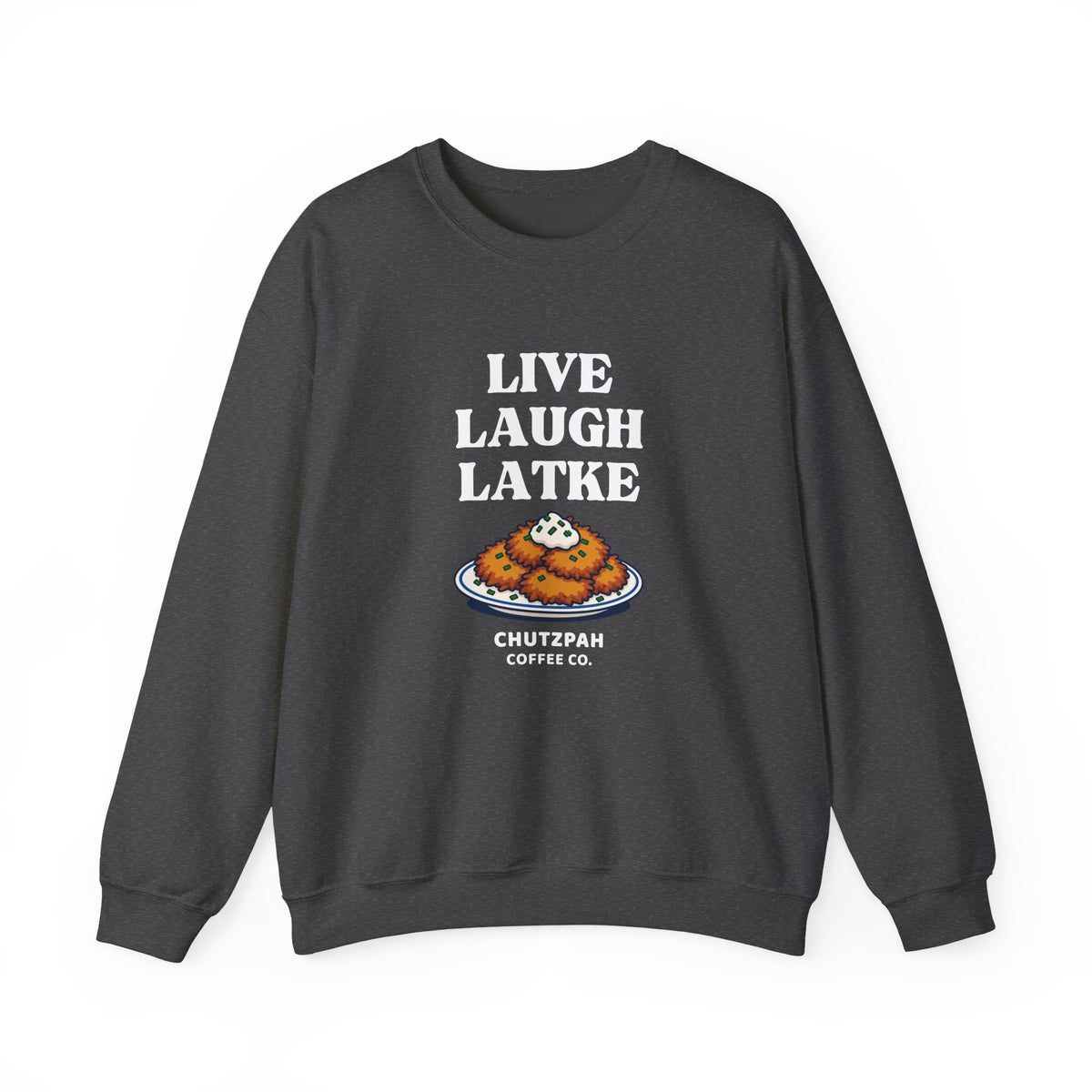 Live Laugh Latke Hanukkah Sweater