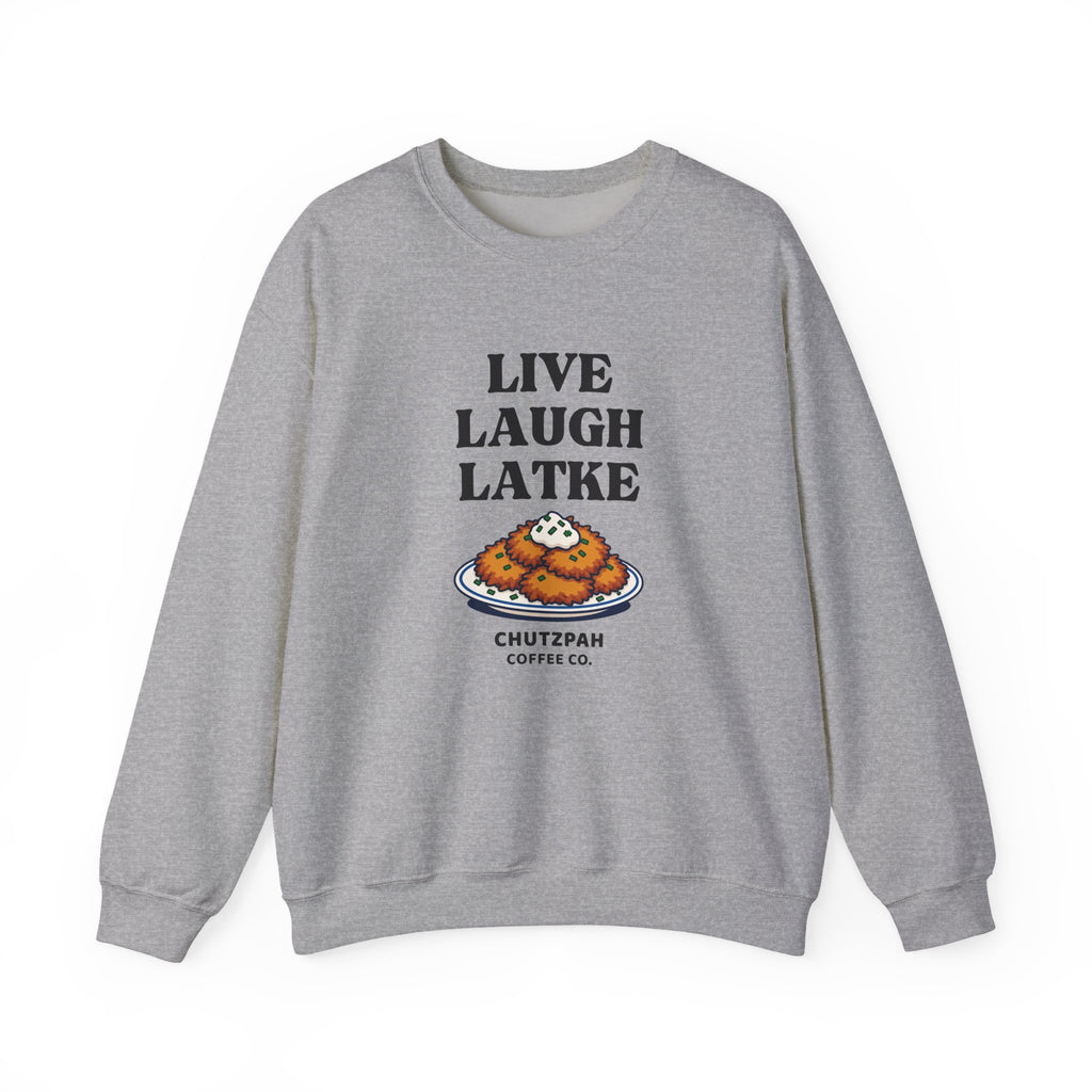 Live Laugh Latke Hanukkah Sweater