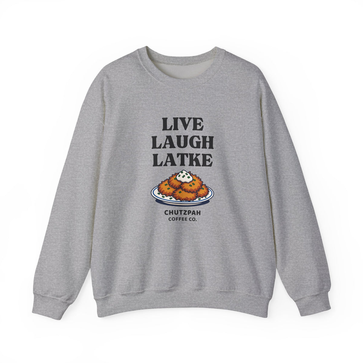 Live Laugh Latke Hanukkah Sweater