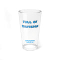 Full of Chutzpah Cold Brew Glass - 16oz - Chutzpah Coffee Co.