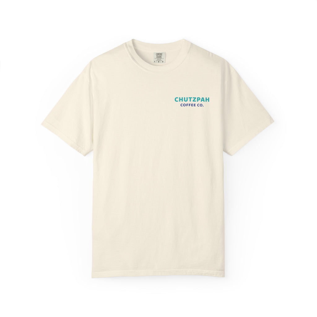 Caffeinated for a Cause Premium Tee benefitting imadi - Chutzpah Coffee Co.