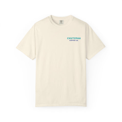 Caffeinated for a Cause Premium Tee benefitting imadi - Chutzpah Coffee Co.