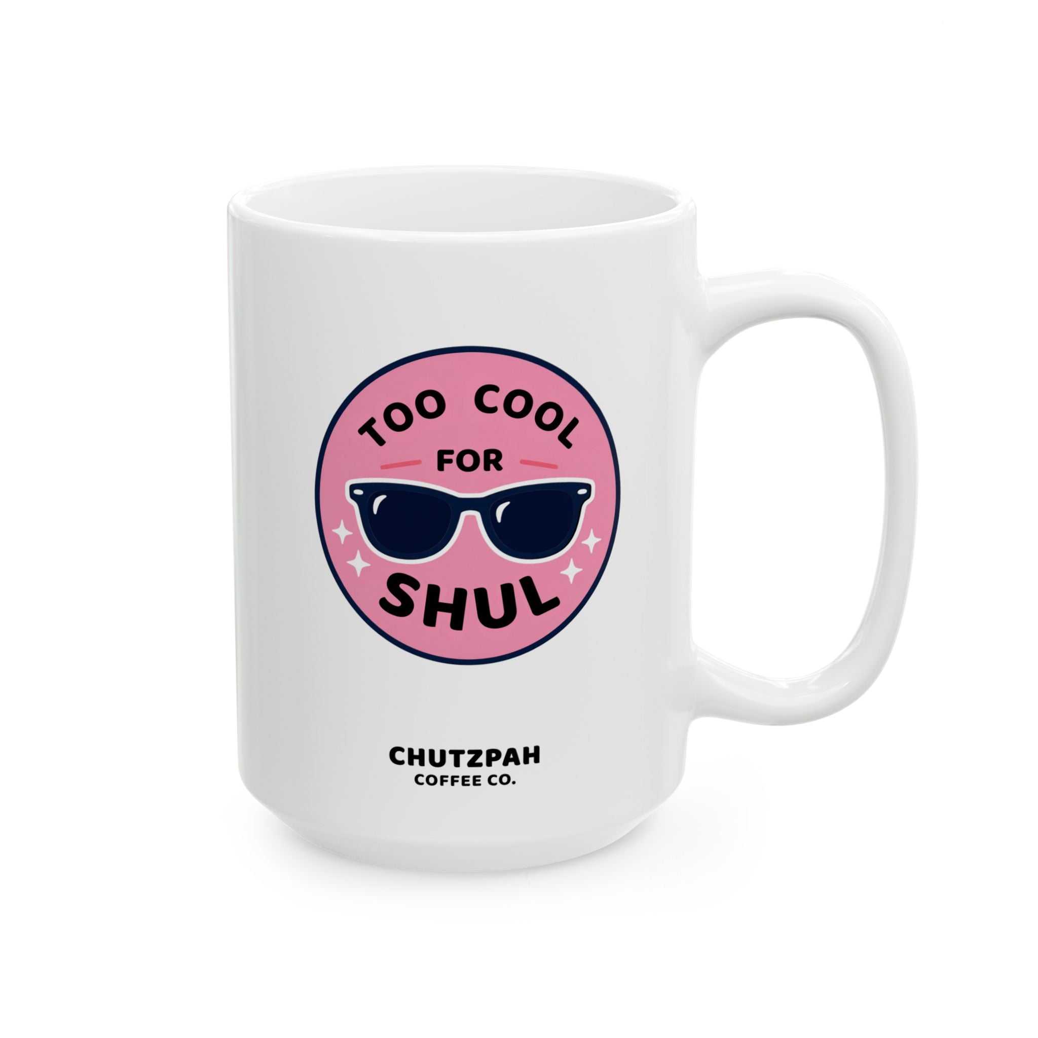 Too Cool for Shul Mug