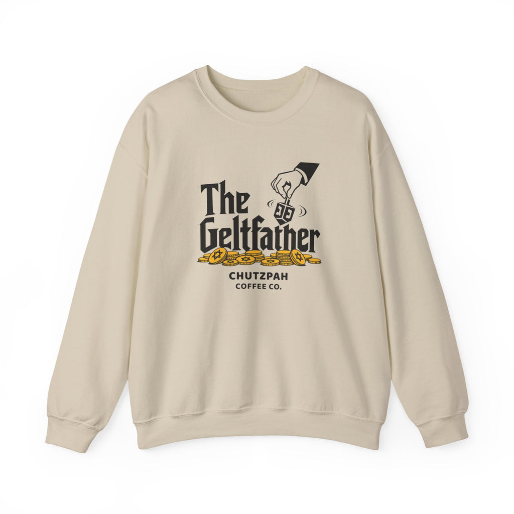 The Geltfather Hanukkah Sweater