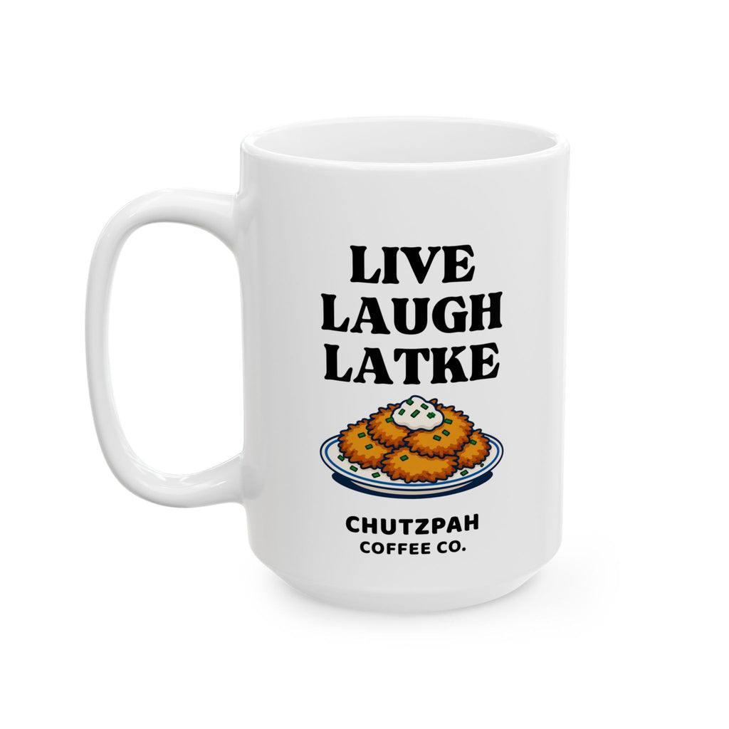 Live Laugh Latke Mug