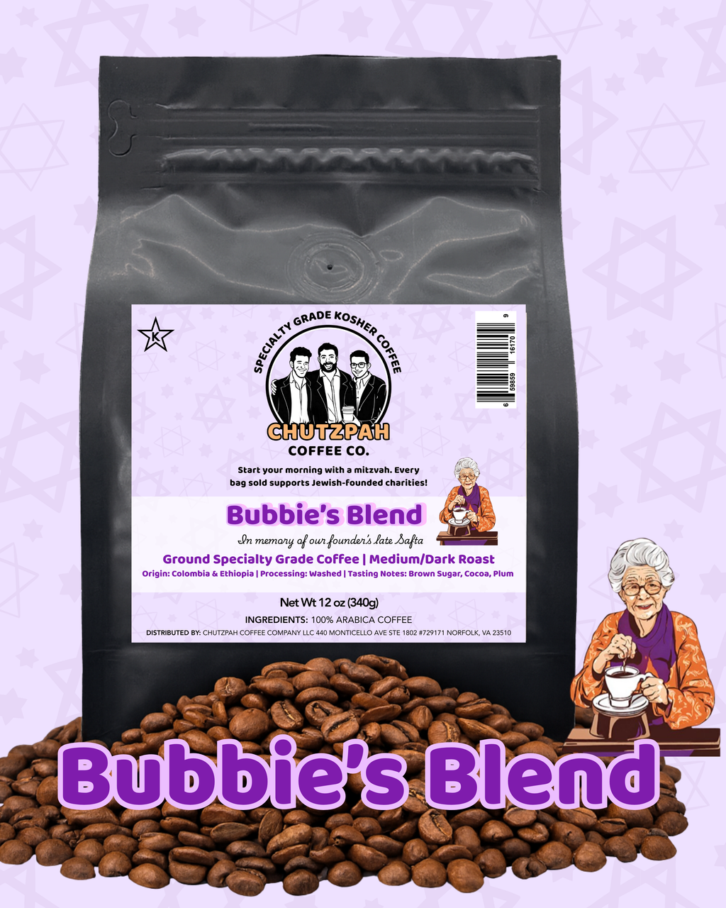 Bubbie's Blend - Chutzpah Coffee Co.