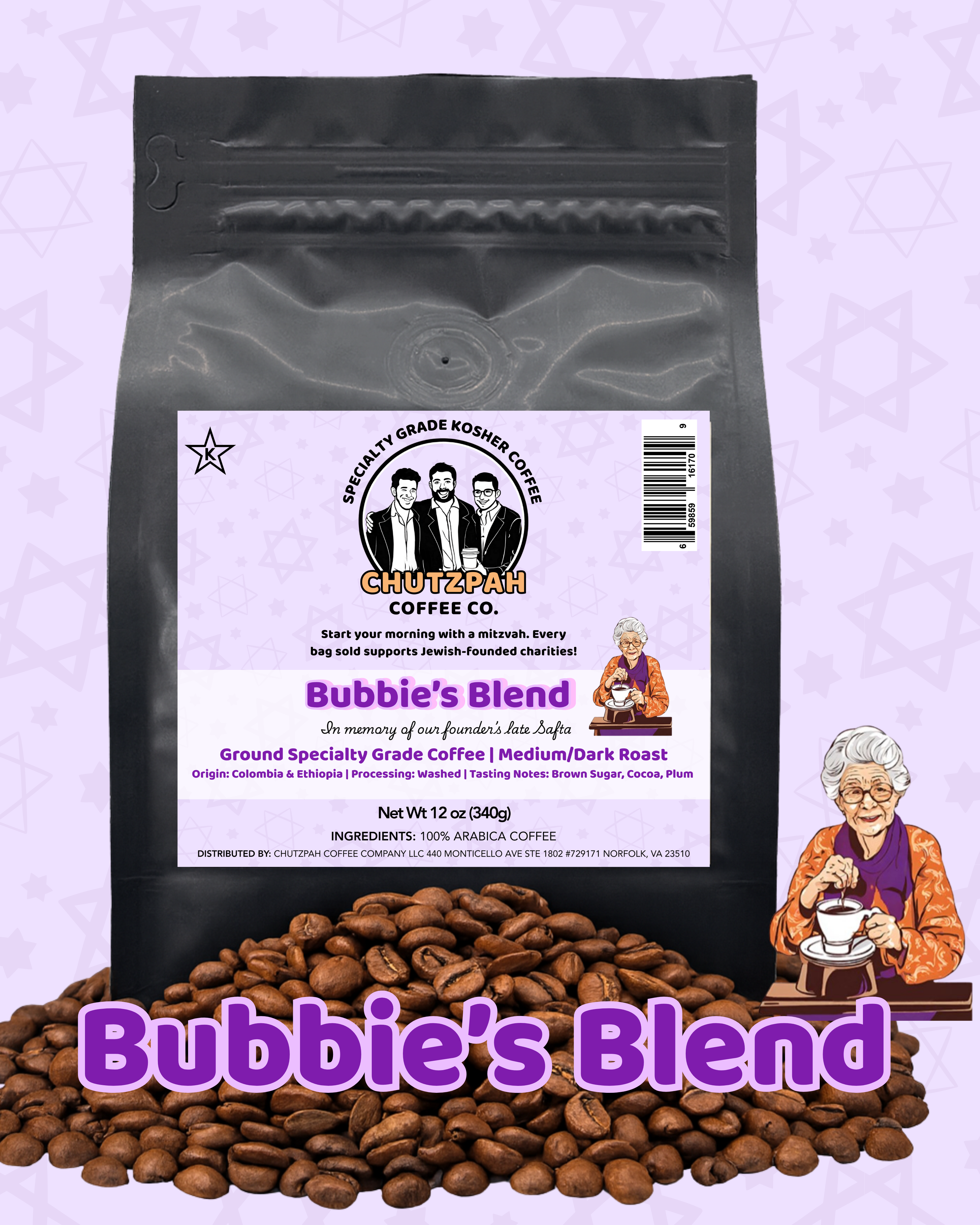 Bubbie's Blend - Chutzpah Coffee Co.