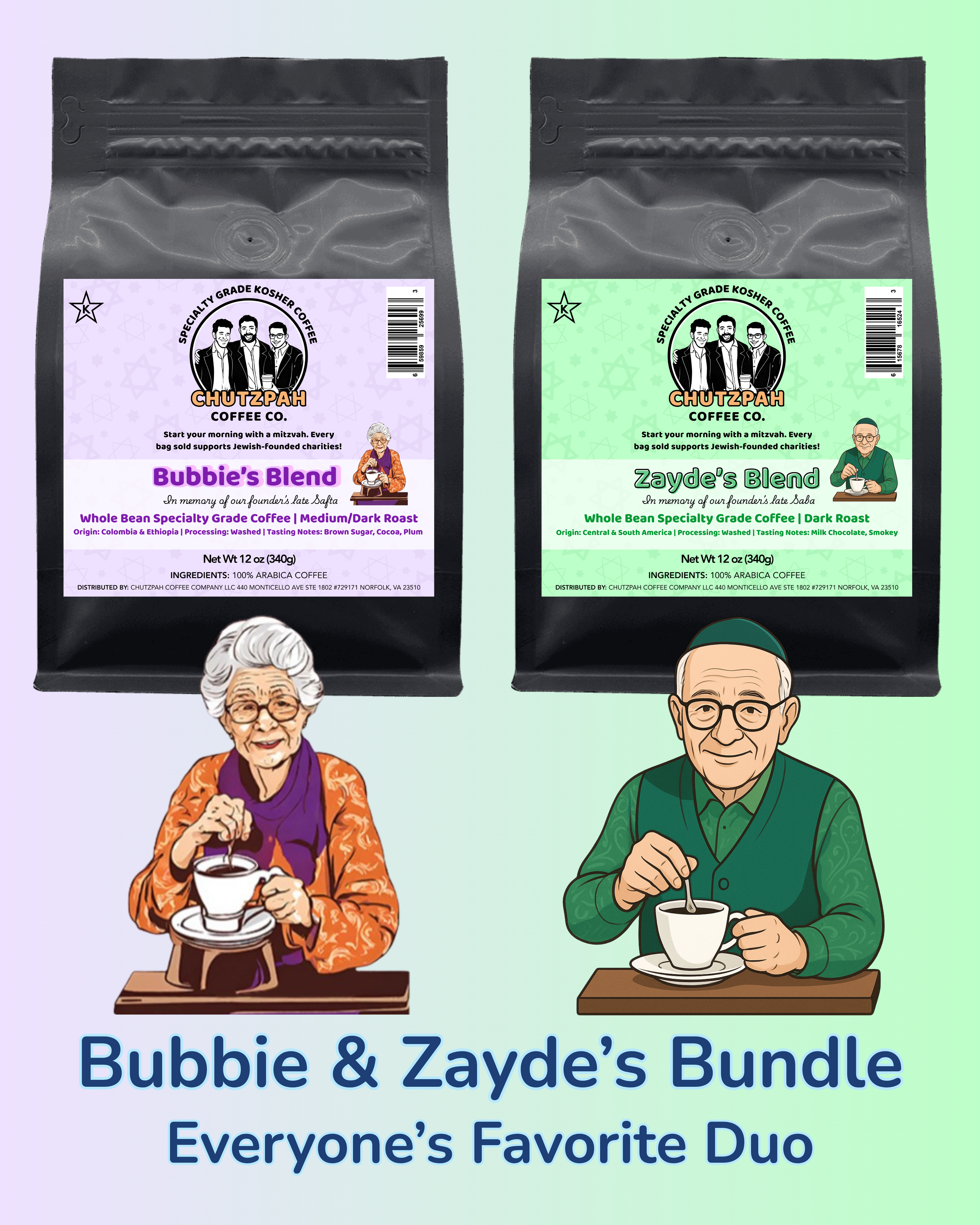 Bubbie & Zayde - Chutzpah Coffee Co.
