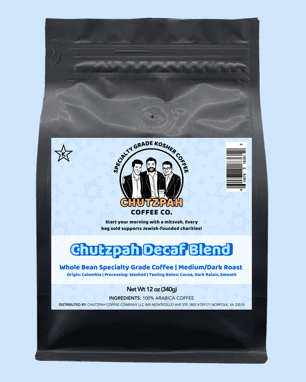 Chutzpah Decaf Blend - Chutzpah Coffee Co.