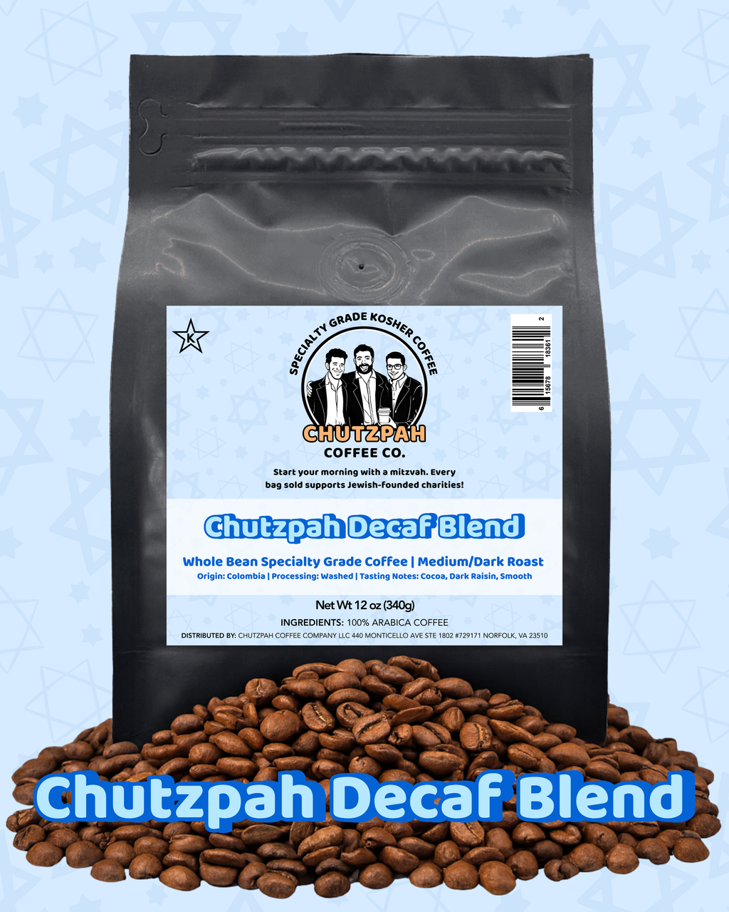 Chutzpah Decaf Blend - Chutzpah Coffee Co.