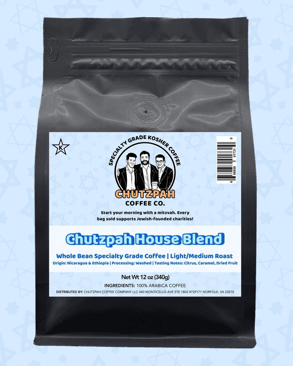 Chutzpah House Blend - Chutzpah Coffee Co.