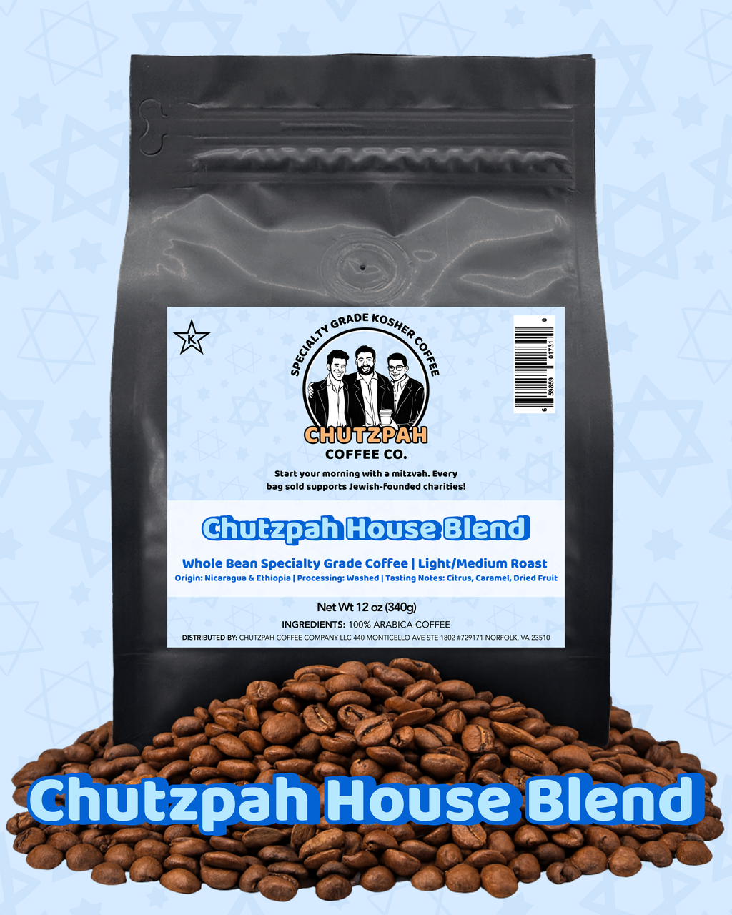Chutzpah House Blend - Chutzpah Coffee Co.