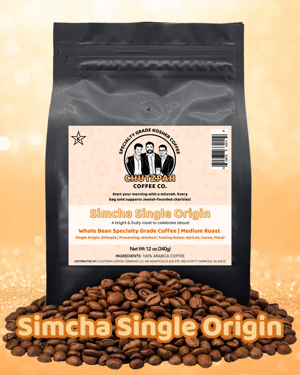 Simcha Single Origin - Chutzpah Coffee Co.