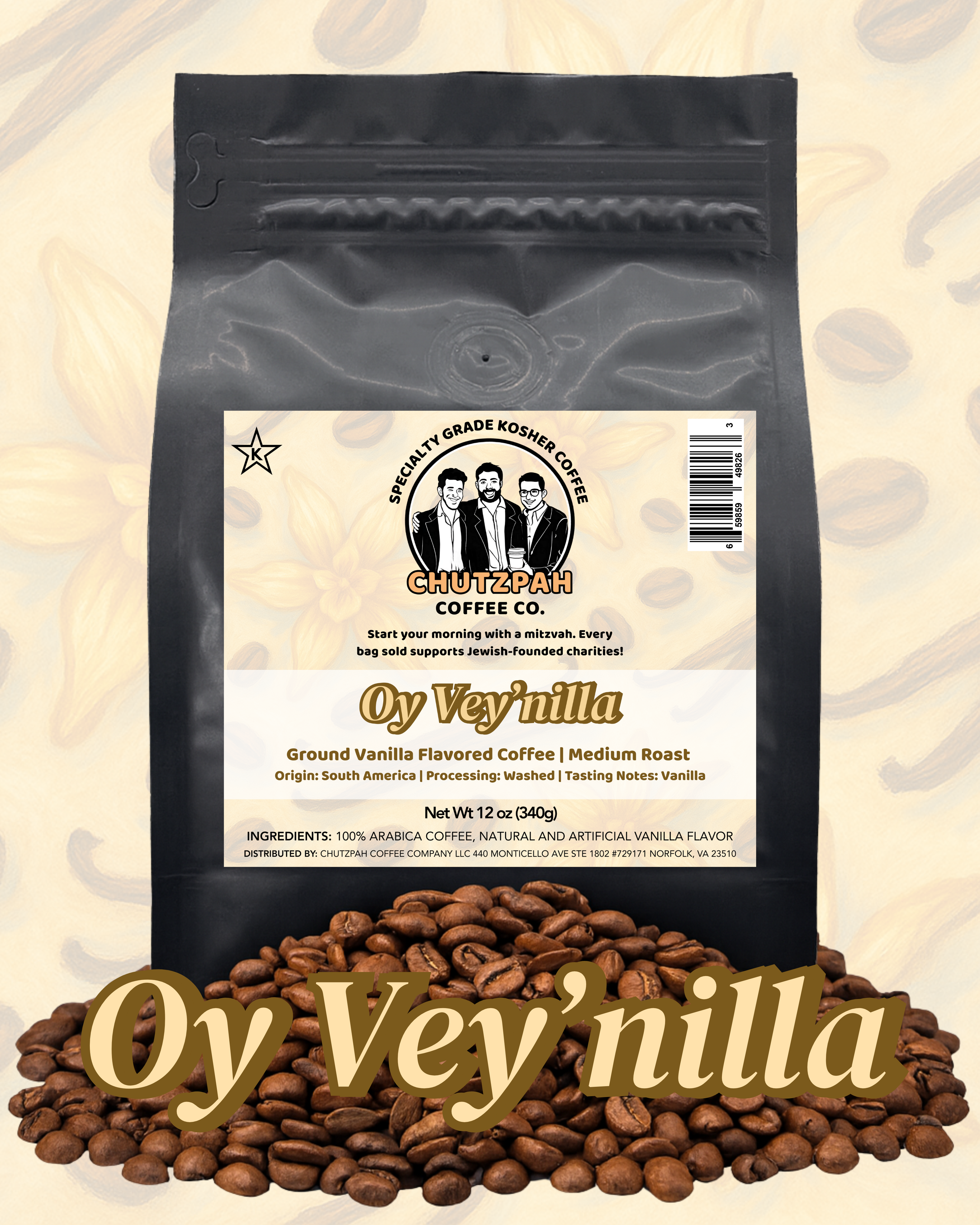 Oy Vey'nilla - Chutzpah Coffee Co.