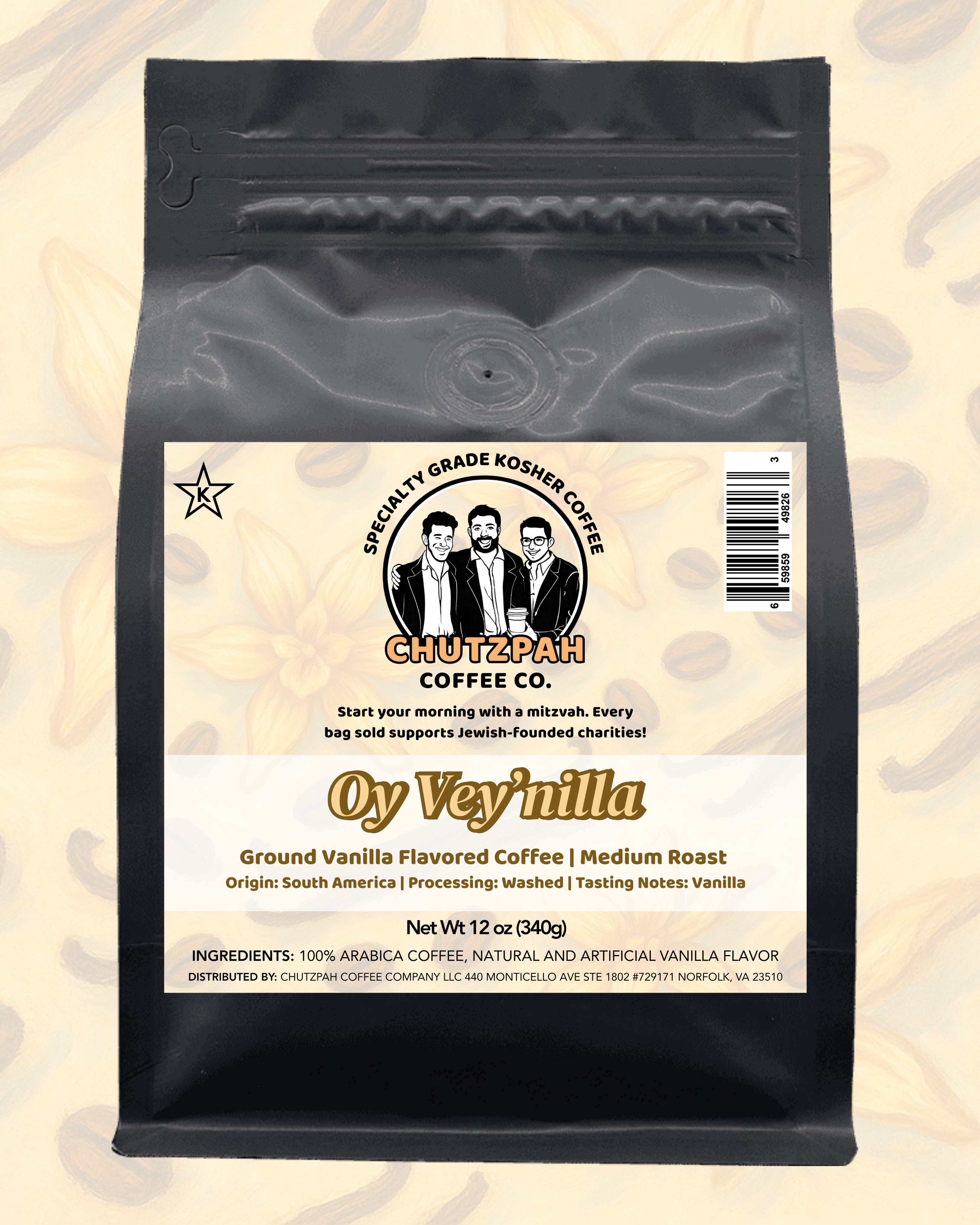 Oy Vey'nilla - Chutzpah Coffee Co.