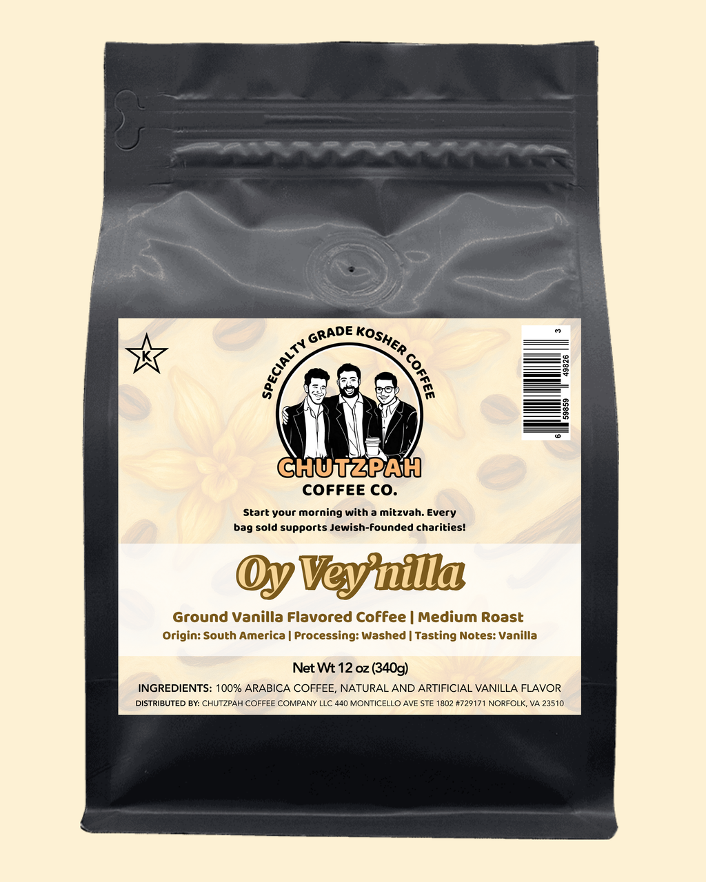 Oy Vey'nilla - Chutzpah Coffee Co.