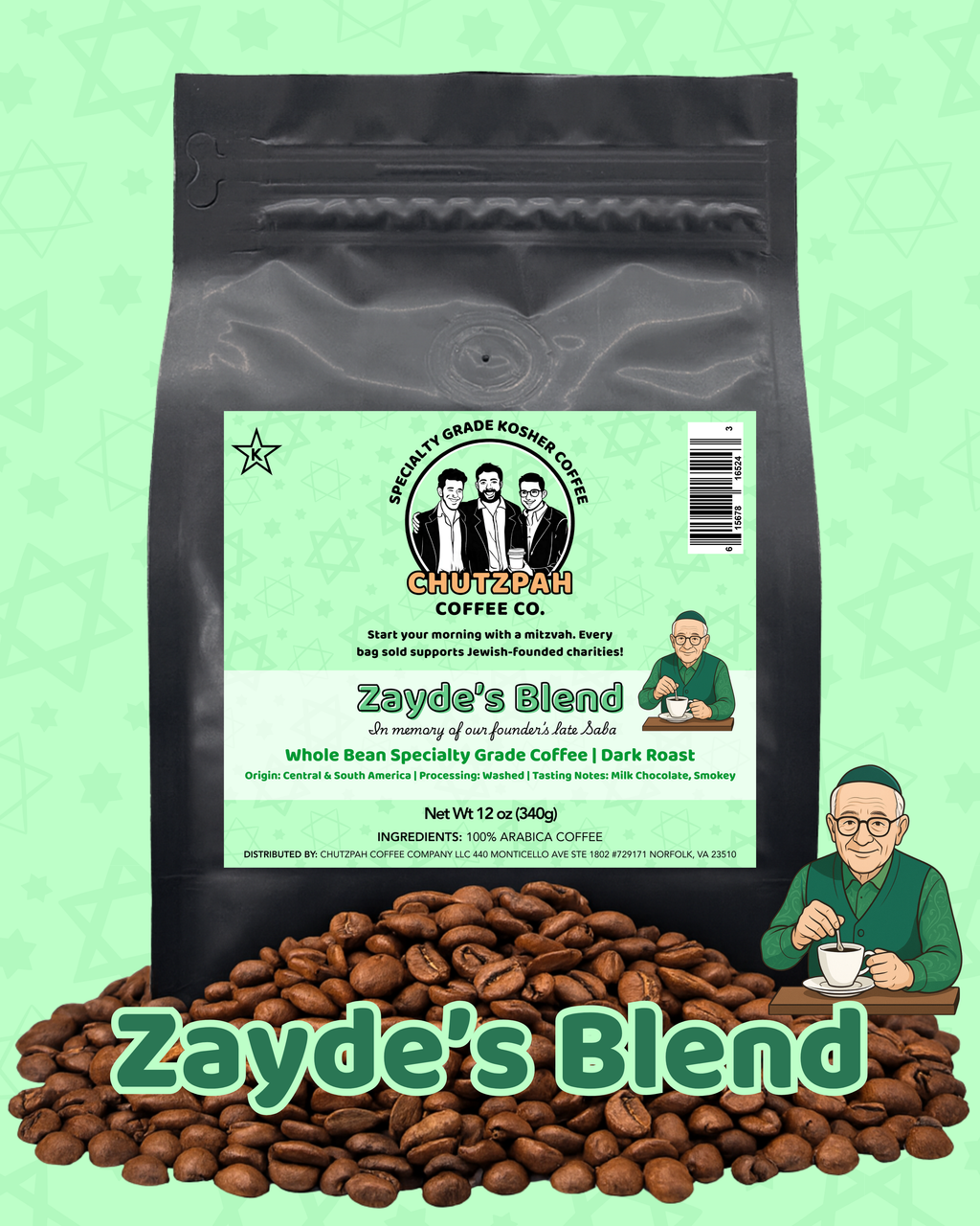 Zayde's Blend - Chutzpah Coffee Co.